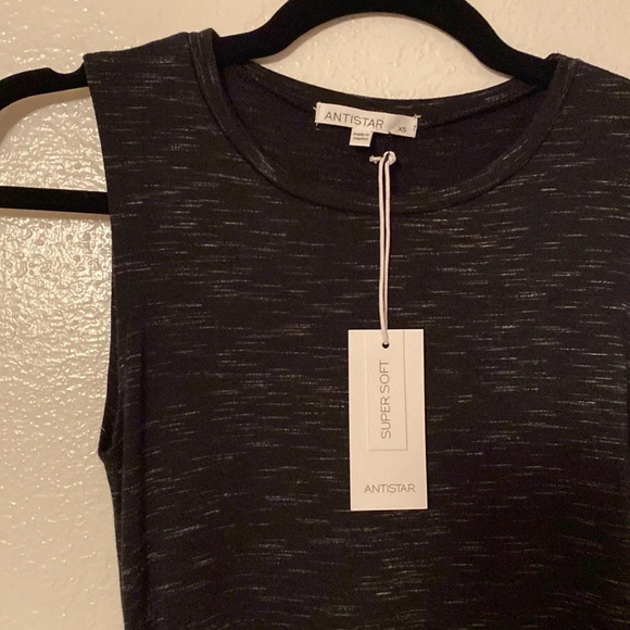 Antistar Rouched Bodycon Tank T-Shirt Dress - Picture 3 of 3